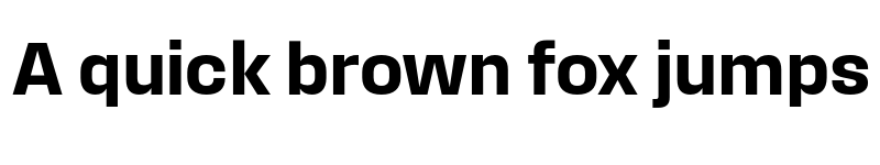 Preview of Field Gothic TEST No.64 Demi font