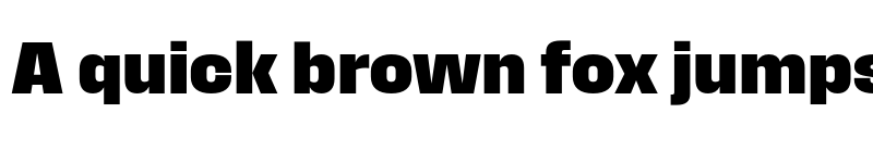 Preview of Field Gothic TEST No.66 XBold font