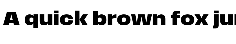 Preview of Field Gothic TEST No.75 Bold Wide font