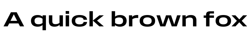 Preview of Field Gothic TEST No.83 Med XWide font