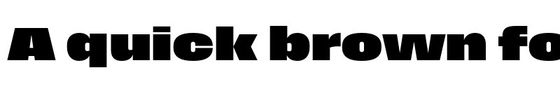 Preview of Field Gothic TEST No.87 XXBold XWide font