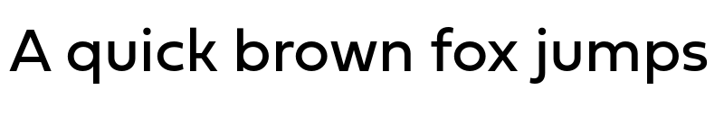 Preview of Fieldwork Geo Regular font