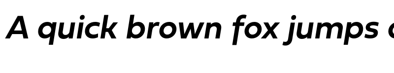 Preview of Fieldwork Italic DemiBold font