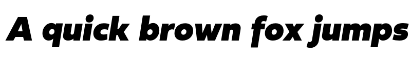 Preview of Fieldwork Italic Fat font