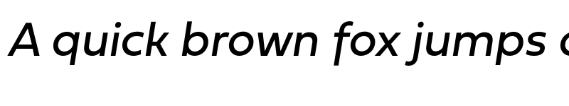 Preview of Fieldwork Italic Regular font