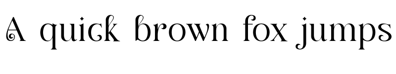 Preview of Figerly Regular font