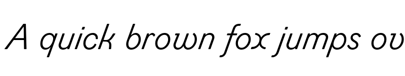 Preview of Figgins Sans Italic font