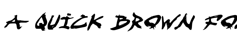 Preview of Fight Kid Italic Italic font