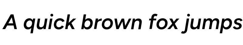 Preview of Figtree SemiBold Italic font