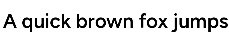 Preview of Figtree SemiBold font