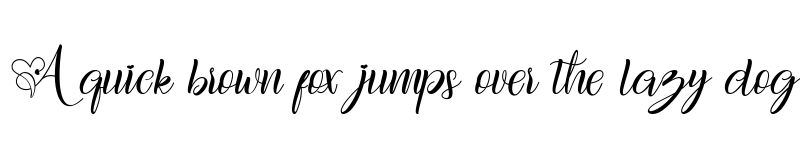 Preview of Fillas Regular font