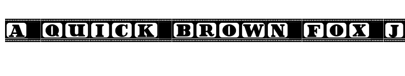 Preview of Film Letters Regular font