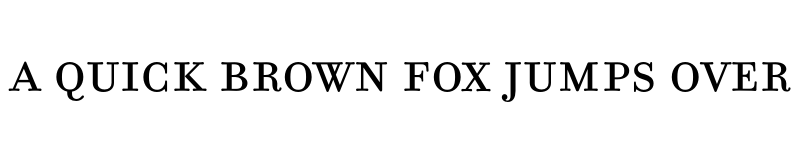 Preview of Filosofia Reg All Small Caps font