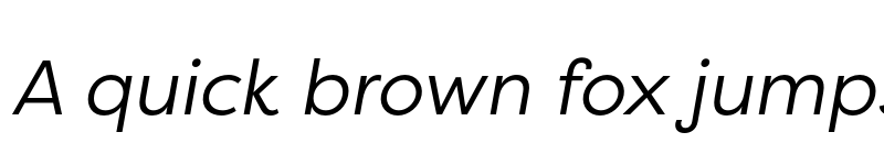 Preview of Filson Pro Book Italic font