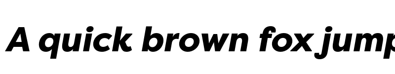 Preview of Filson Pro Heavy Italic font