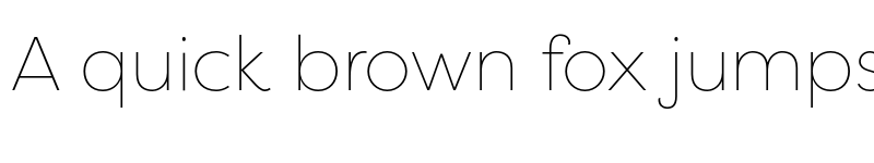 Preview of Filson Pro Thin font