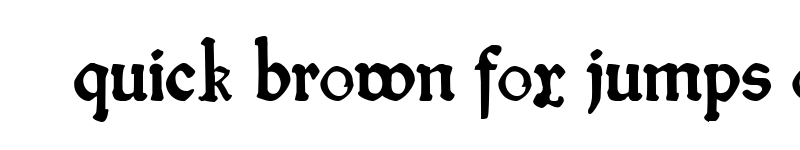 Preview of fin fraktur Regular font
