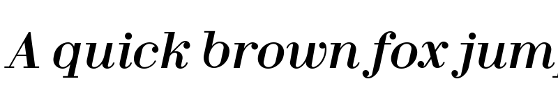 Preview of Fin Serif Display Italic font