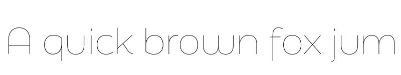 Preview of FinalSix Hairline font