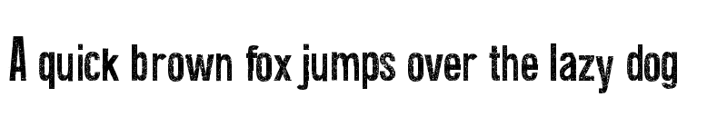 Preview of Fine Eroded Regular font