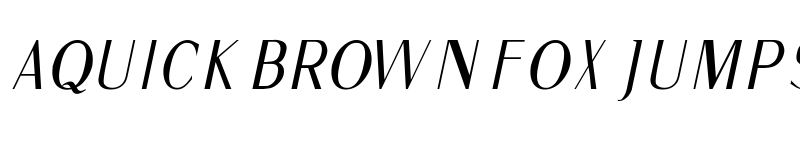 Preview of Fine Sans Italic font