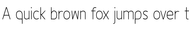 Preview of Fineness Pro ExtraLight Condensed font