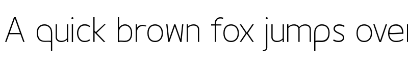 Preview of Fineness Pro ExtraLight Regular font