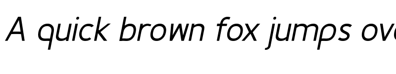 Preview of Fineness Pro Regular Italic font