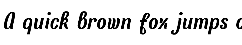 Preview of Finesse Italic font