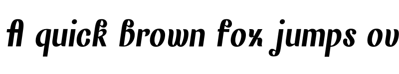 Preview of Finesse Oblique font