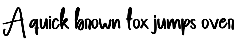 Preview of Fingerprint Regular font