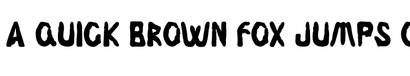 Preview of Fingerz Filled font