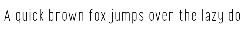 Preview of Finland Rounded Thin font