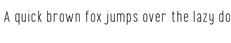 Preview of Finland Thin font