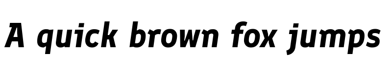 Preview of Finlandica Bold Italic font