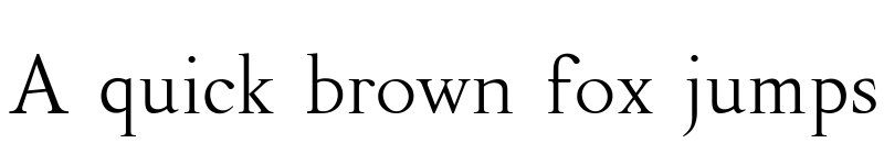 Preview of Fipty Serif Regular font