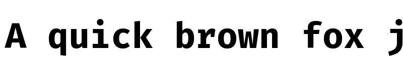 Preview of Fira Mono Bold font