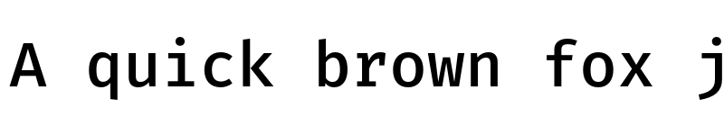 Preview of Fira Mono Medium font