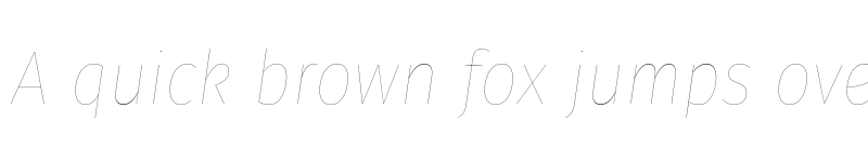 Preview of Fira Sans Condensed Four Italic font