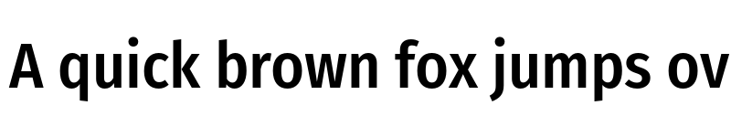 Preview of Fira Sans Condensed Medium font