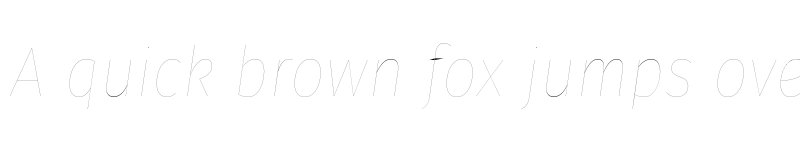 Preview of Fira Sans Condensed Two Italic font