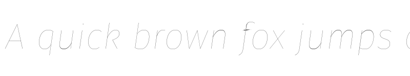 Preview of Fira Sans Four Italic font