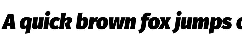 Preview of Fira Sans Ultra Italic font