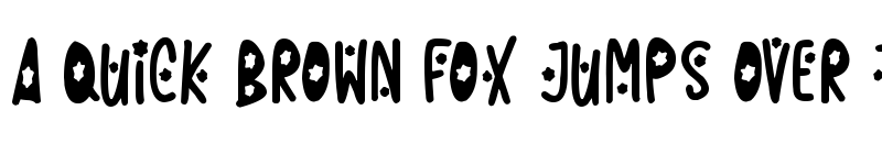 Preview of Fireworks Kid Regular font