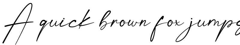 Preview of First Month Regular font