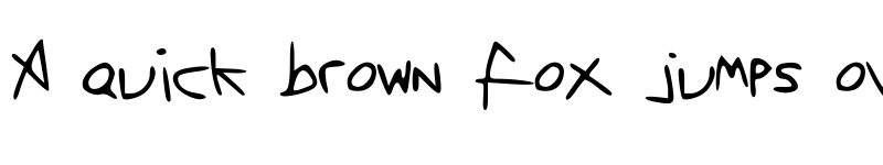 Preview of FirstFont Medium font