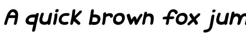 Preview of Fishes Friends Bold Italic font