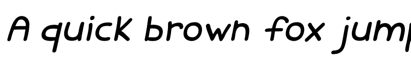 Preview of Fishes Friends Italic font