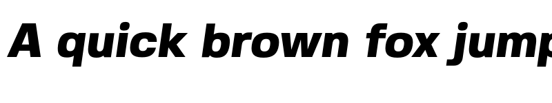 Preview of Fivo Sans Heavy Oblique font