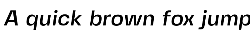 Preview of Fivo Sans Modern Medium Oblique font